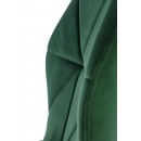 Стул HALMAR K453 темно-зеленый/черный